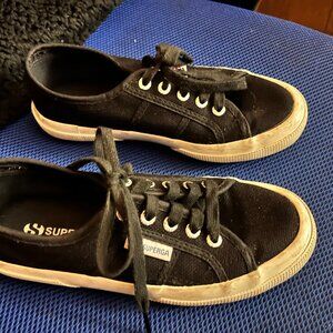 Superga Classic Sneakers - Black canvas - Size 36
